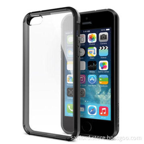 2-in-1 Cases for iPhone, Made of TPU Frame + Acrylic Back Cover